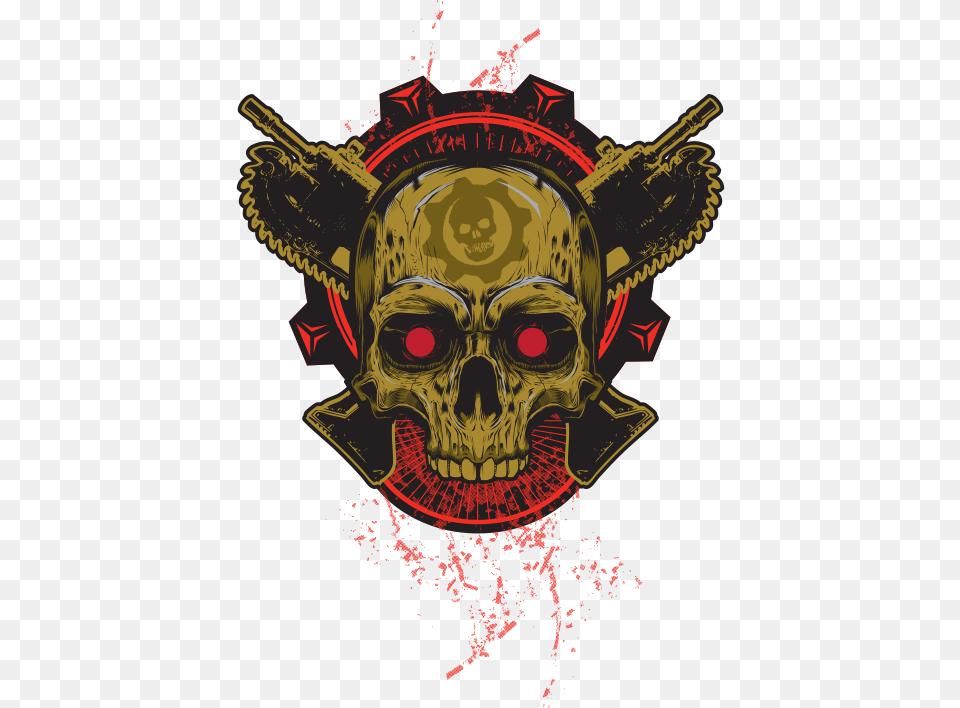 Gears Of War Rockstar Logo, Symbol, Emblem, Pet, Mammal Free Png Download
