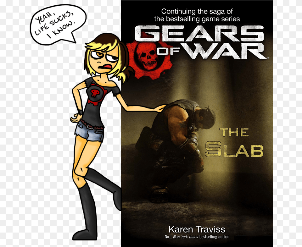 Gears Of War Slab, Book, Comics, Publication, Adult Free Png Download