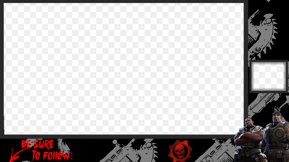 Gears Of War Twitch Overlay Gears Of War, Adult, Male, Man, Person Free Png Download