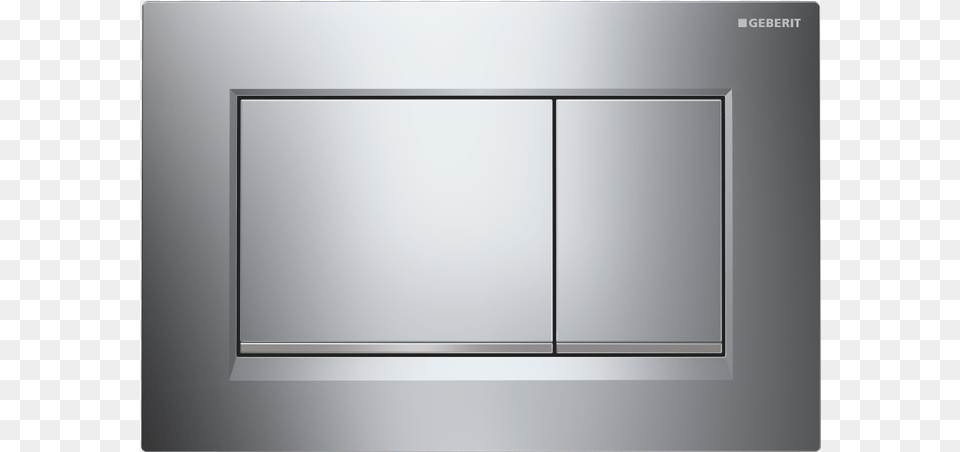 Geberit Sigma30 Dual Flush Plate, Cabinet, Furniture, White Board, Electronics Free Png Download