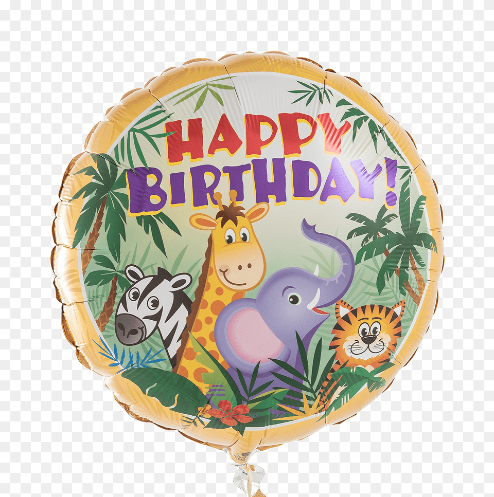 Geburtstag Dschungel, Balloon, Animal, Mammal, Deer Png Image