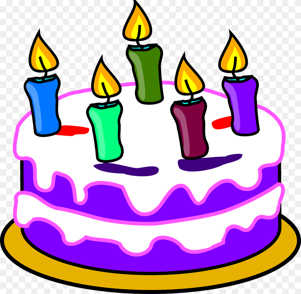 Geburtstagstorte Kuchen Kerzen Birthday Cake Clip Art Birthday Cake Clip Art, Birthday Cake, Cream, Dessert, Food Free Transparent Png