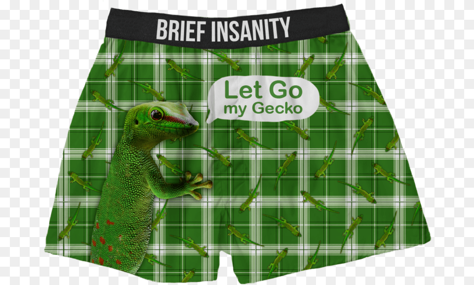 Gecko Boxer Shorts Let Go My Gecko Boxer Shorts, Animal, Lizard, Reptile, Bird Free Png