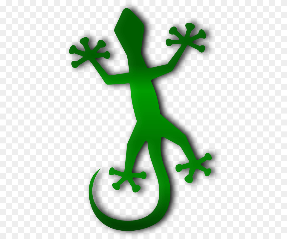 Gecko By, Animal, Lizard, Reptile, Cross Free Png