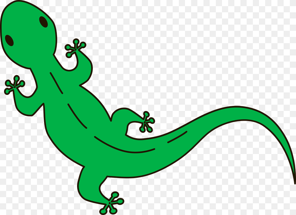 Gecko Clipart, Animal, Lizard, Reptile, Green Lizard Png