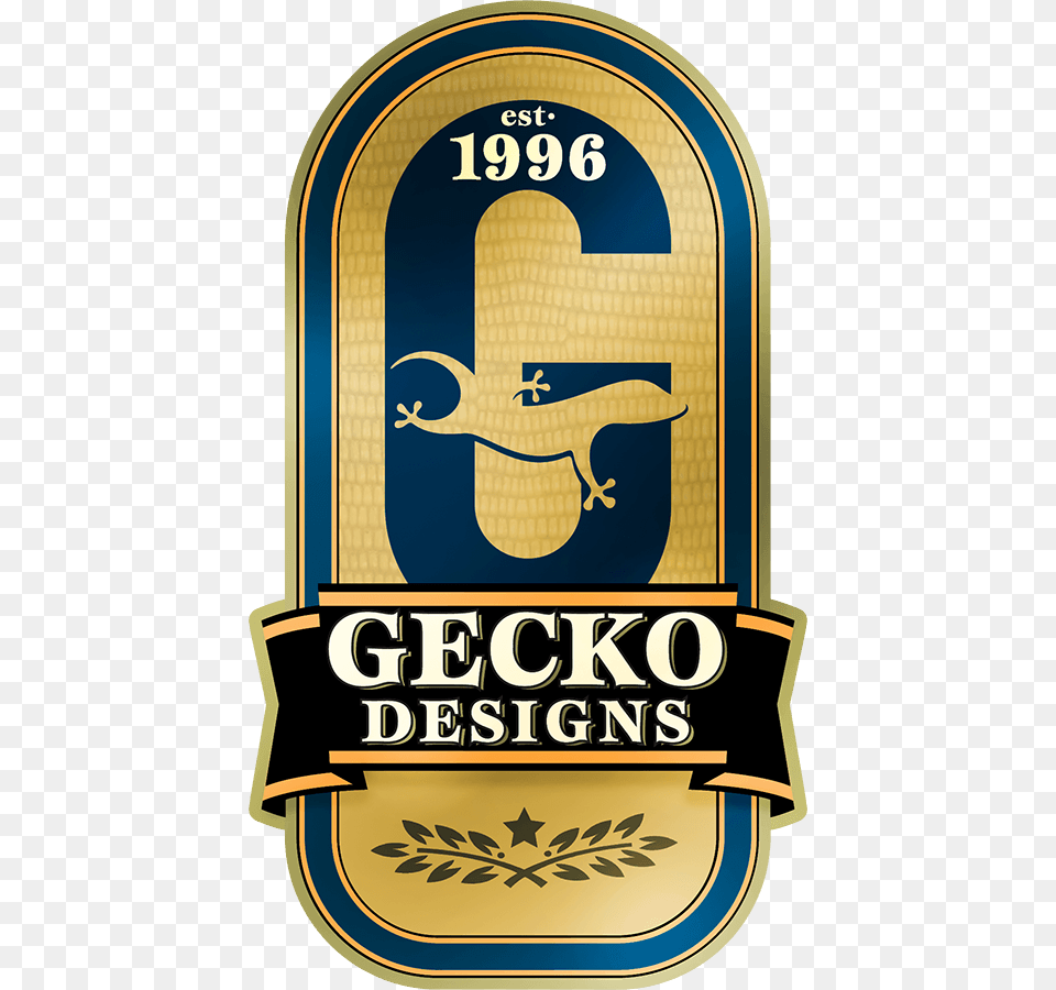 Gecko Designs Pint Glass Logo Label, Alcohol, Beer, Beverage, Symbol Free Png