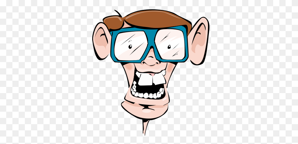 Geek Clipart Funny Glass, Teeth, Body Part, Person, Mouth Png Image