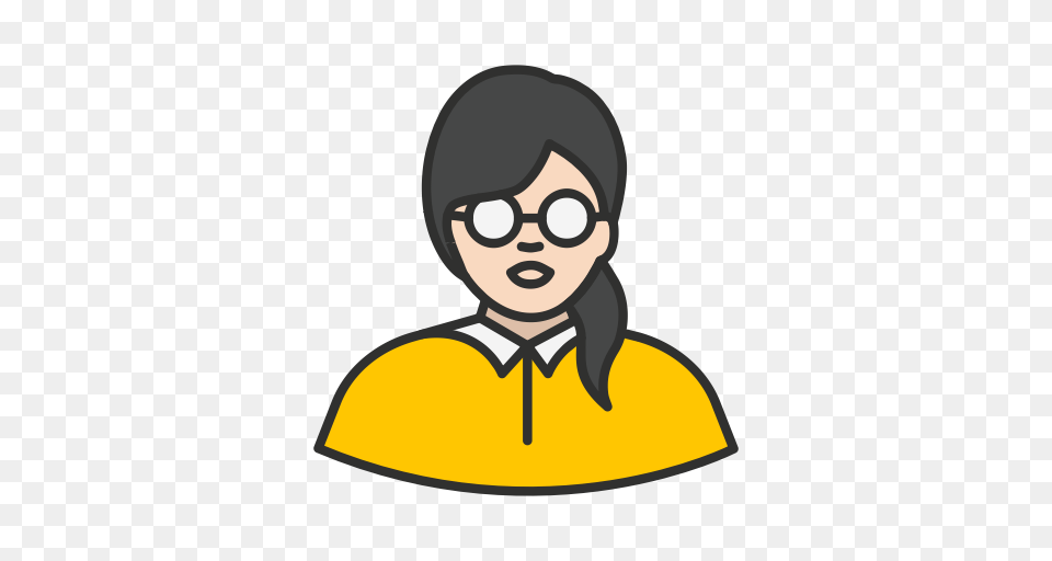 Geek Girl Nerd Woman Icon, Photography, Person, People, Portrait Png