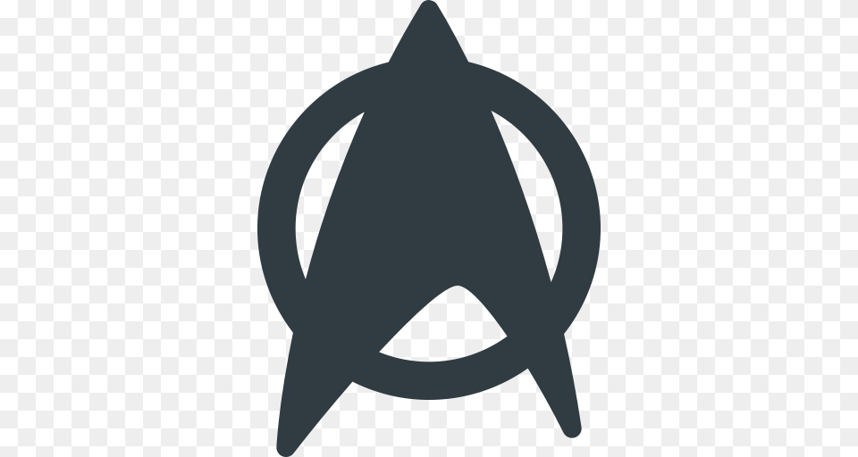 Geek Logo Movie Star Trek Icon, Star Symbol, Symbol, Animal, Fish Png Image