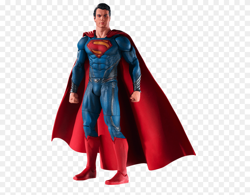 Geeksummit Man Of Steel Movie Masters From Mattel, Cape, Clothing, Adult, Person Free Transparent Png