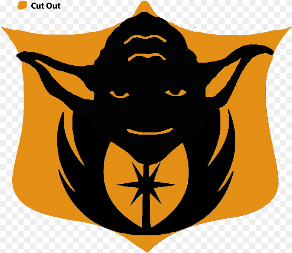 Geeky Pumpkin Carving Templates Yoda, Logo, Person, Symbol, Face Png