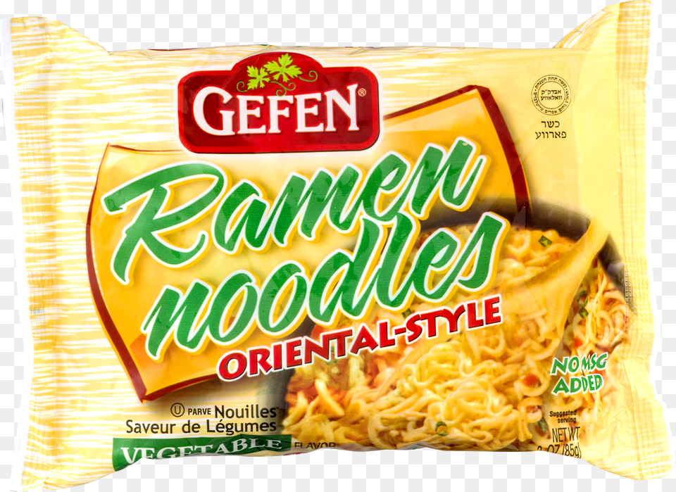 Gefen Ramen Noodles Oriental Style Vegetable Flavor Oz, Food, Noodle, Snack, Pasta Free Png