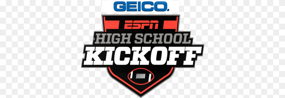 Geico Espn High School Kickoff Espn U, Logo, Scoreboard, Symbol, Emblem Png Image