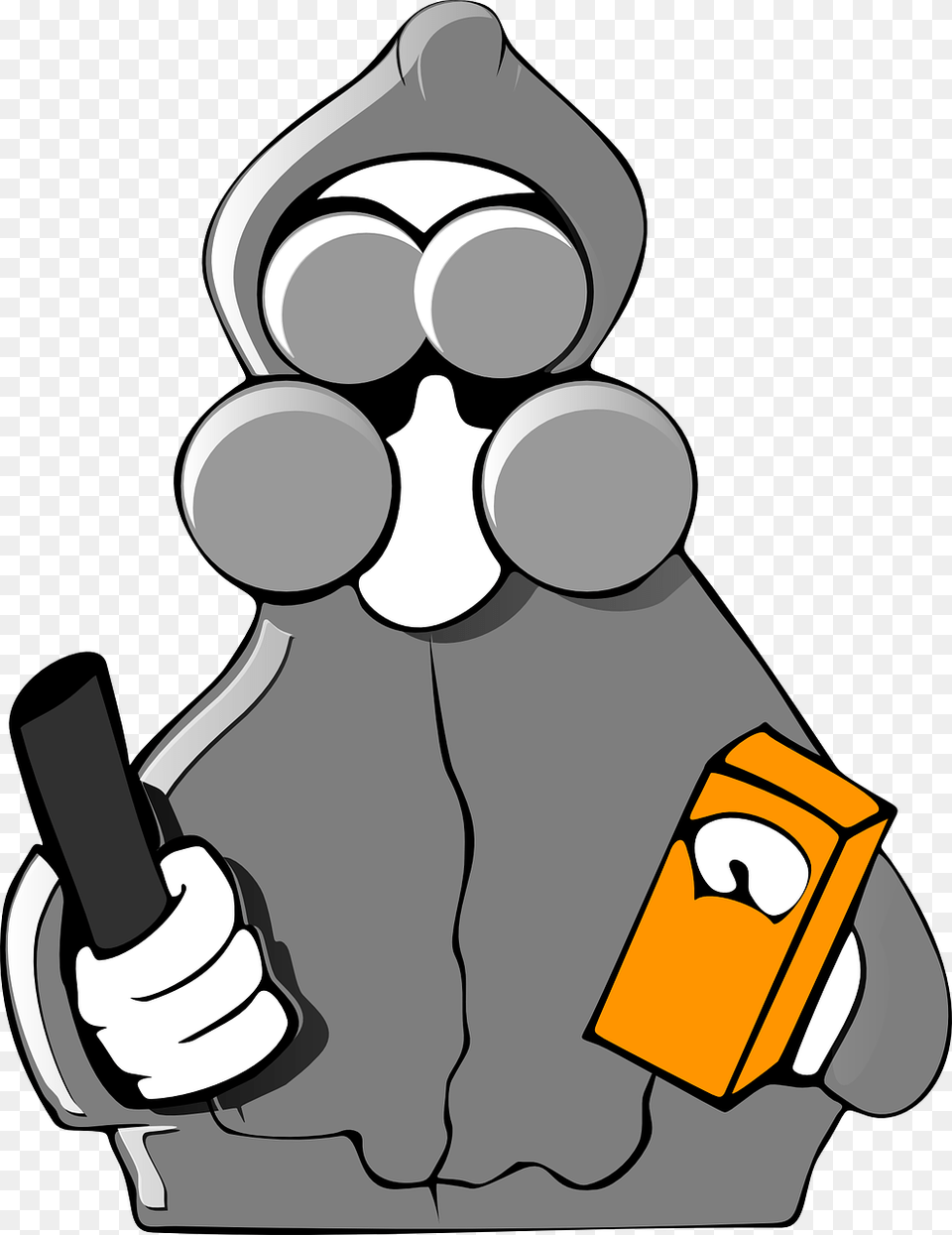 Geiger Counter Cartoon, Baby, Person Png Image