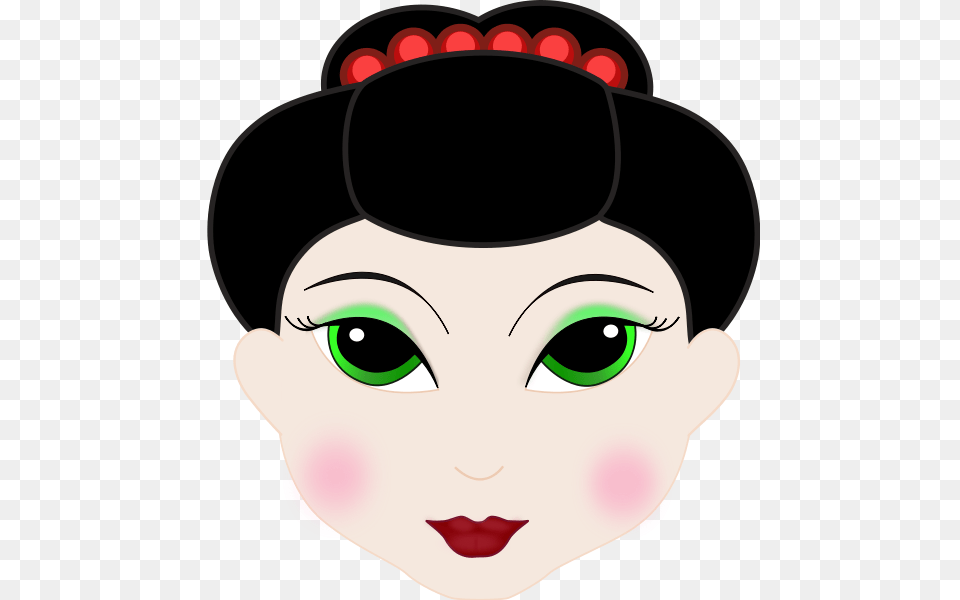 Geisha Girl Anime Clipart For Web, Baby, Person, Photography, Face Png