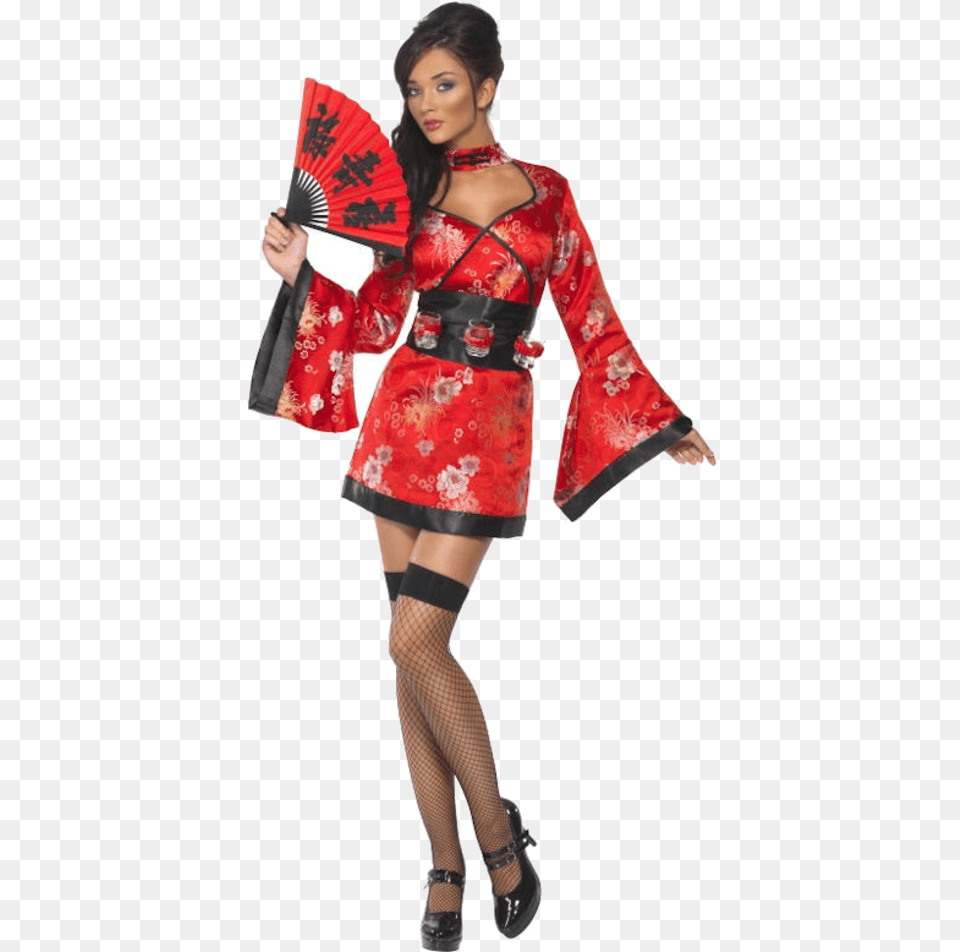 Geisha Girl Fancy Dress, Formal Wear, Clothing, Fashion, Robe Free Png Download