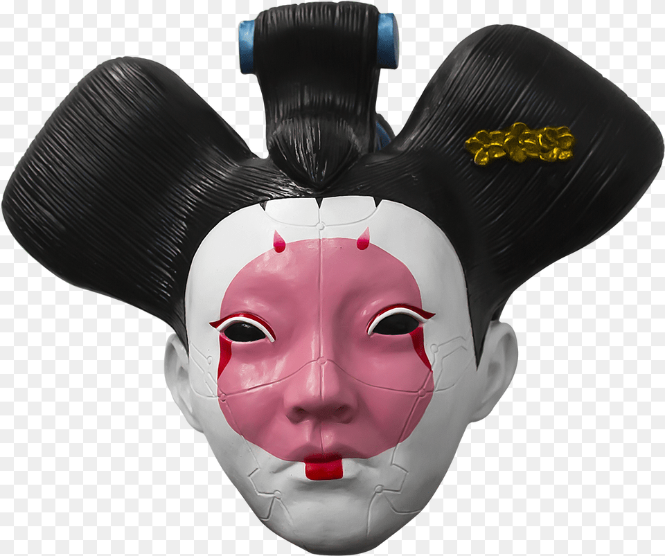 Geisha Mask, Baby, Person, Face, Head Png Image