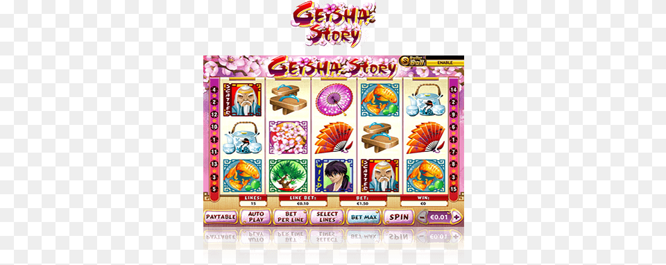 Geisha Story Game, Gambling, Slot, Adult, Female Png
