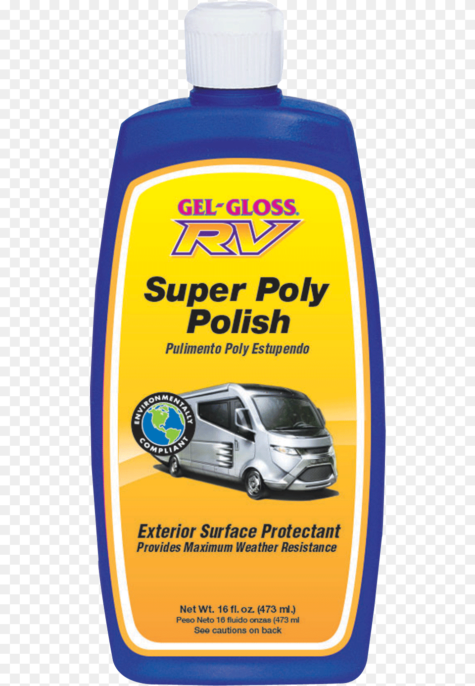Gel Gloss Car Hd Wax Rv Gel Coat, Bottle, Transportation, Vehicle, Machine Free Png Download