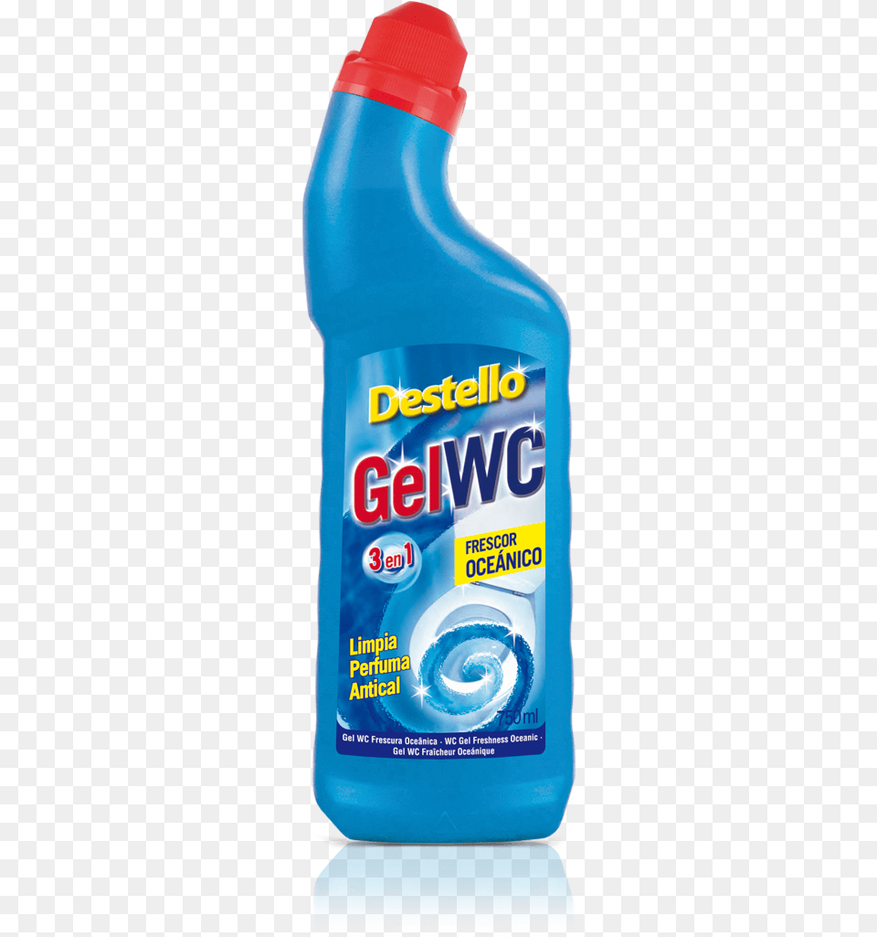 Gel Wc Frescor Ocenico Gel Wc, Bottle, Cleaning, Person, Shaker Free Png Download