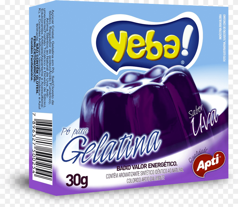 Gelatina Yeba Uva, Food, Jelly Png