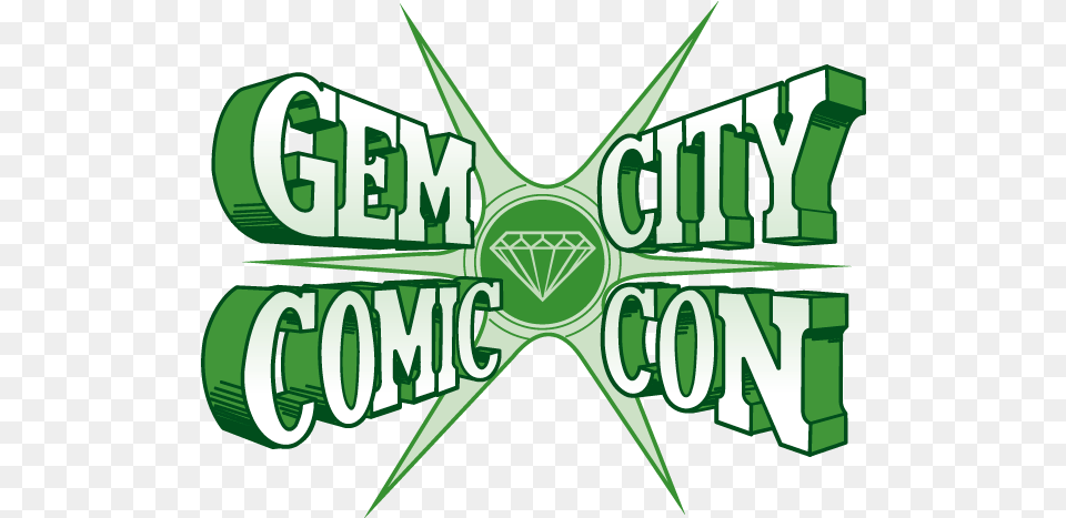 Gem City Comic Con Logo, Green, Bulldozer, Machine, Symbol Png