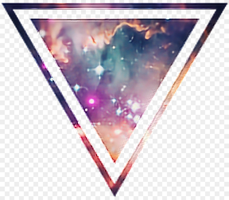 Gem Clipart Galaxy Triangulo Galaxia, Triangle, Accessories, Gemstone, Jewelry Free Png Download