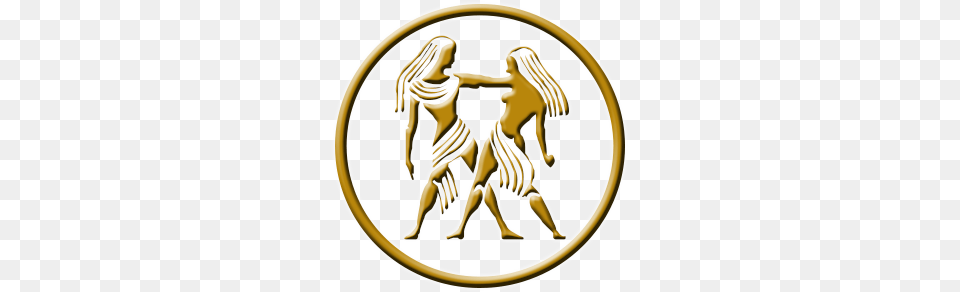 Gemini, Gold, Person, Animal, Coin Png
