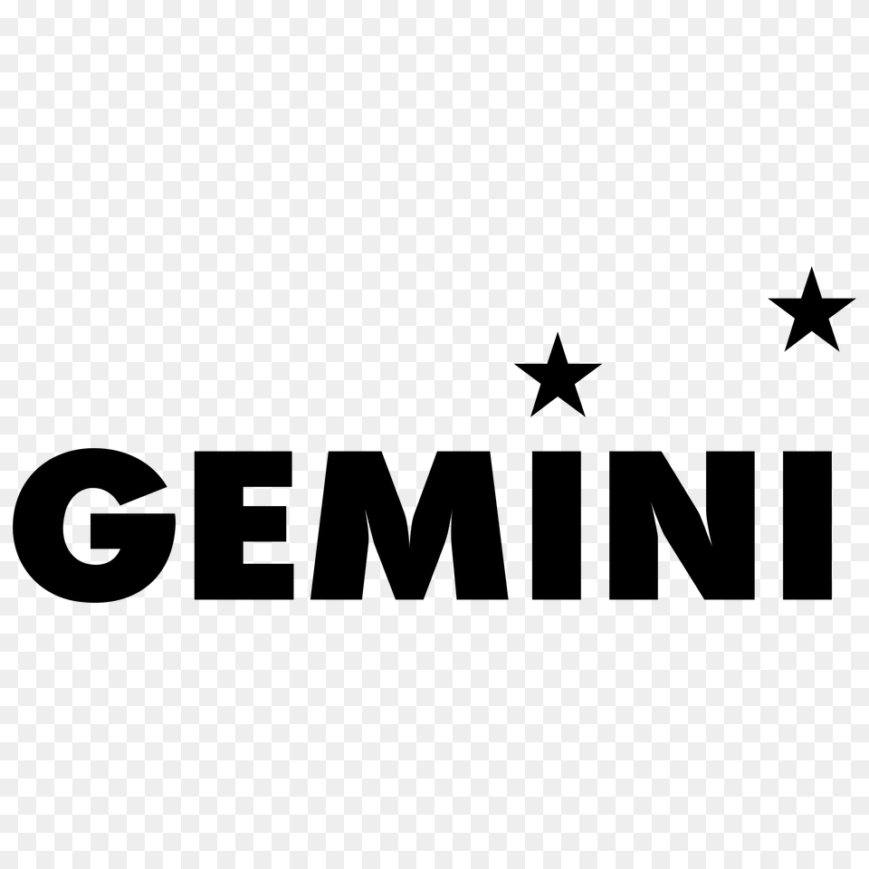 Gemini Logo Transparent Vector, Gray Free Png Download