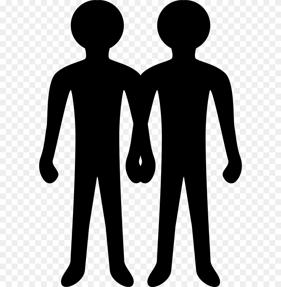 Gemini Male Twins Zodiac Sign Symbol Gmeos Icone, Silhouette, Adult, Man, Person Free Transparent Png