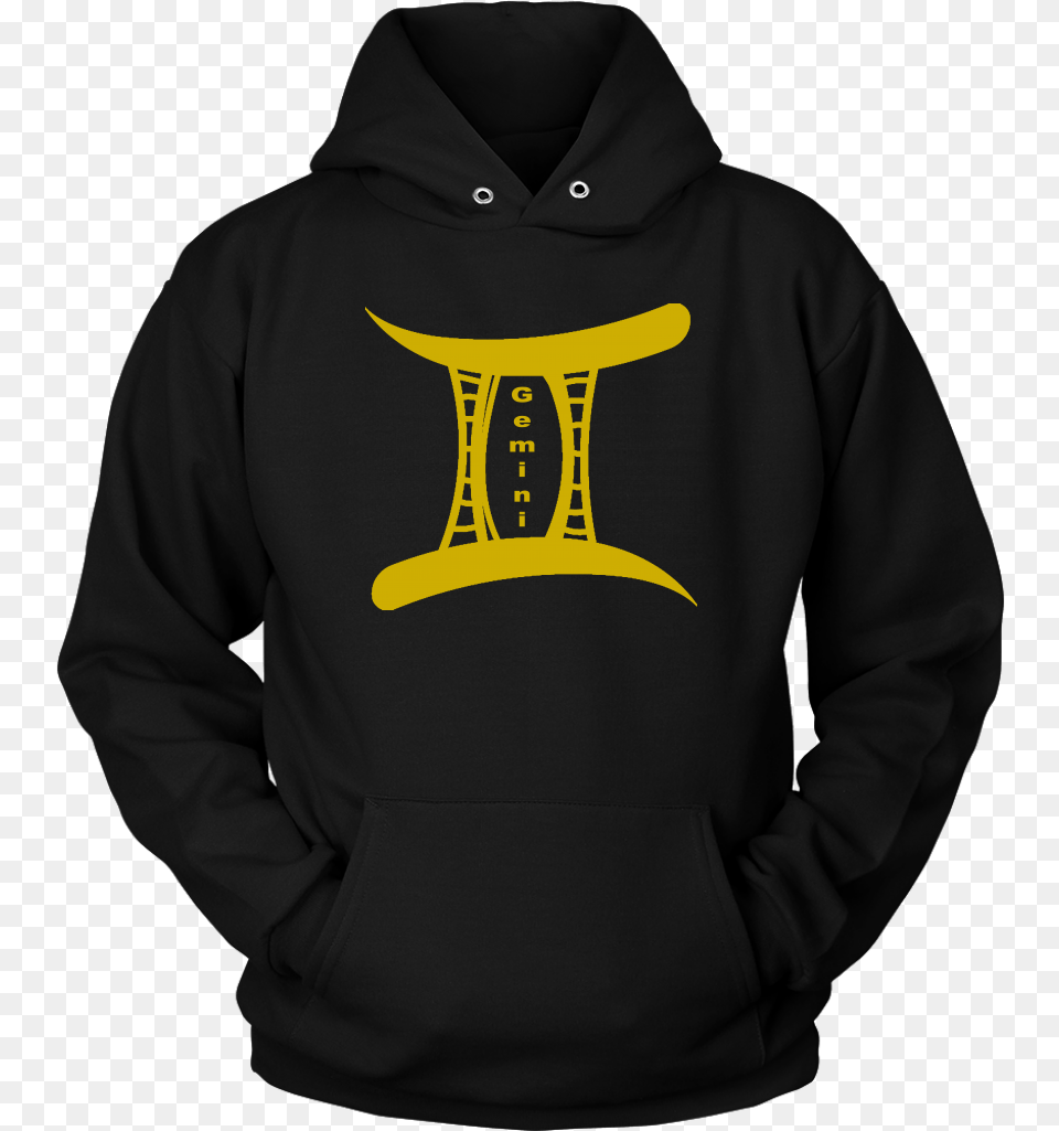 Gemini Symbol Gold Hoodie Download Hockey Grandpa Hoodie, Clothing, Hood, Knitwear, Sweater Png