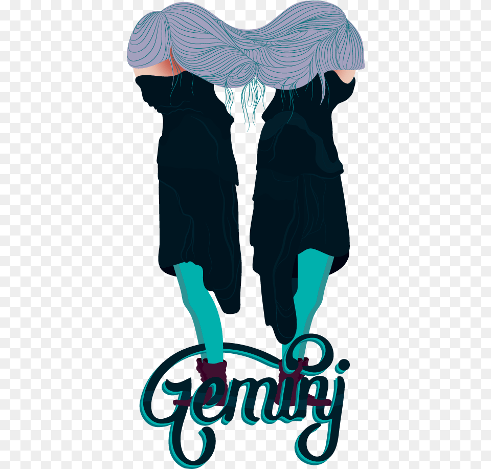 Gemini Twins Illustration, Book, Comics, Publication, Adult Free Png