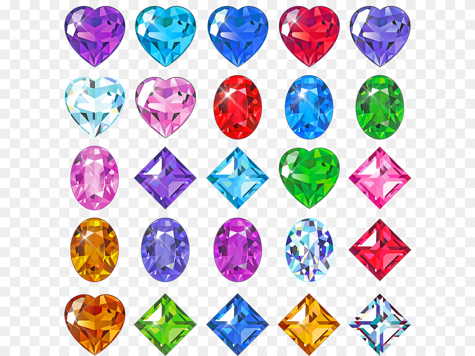 Gems Diamonds Rubies Emeralds Amethyst Jewelry Pietra Preziosa Vettoriale, Accessories, Diamond, Gemstone Free Png Download