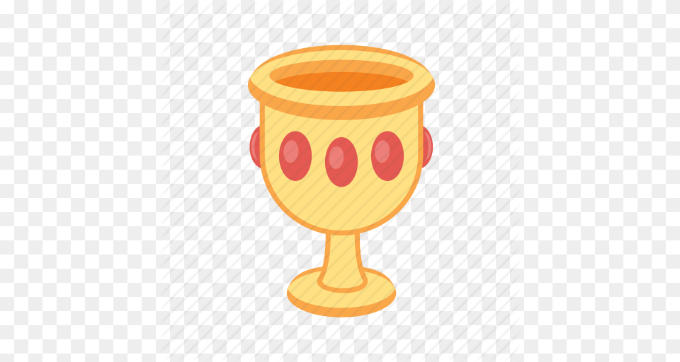 Gems Goblet Gold Treasure Icon, Glass Free Png Download