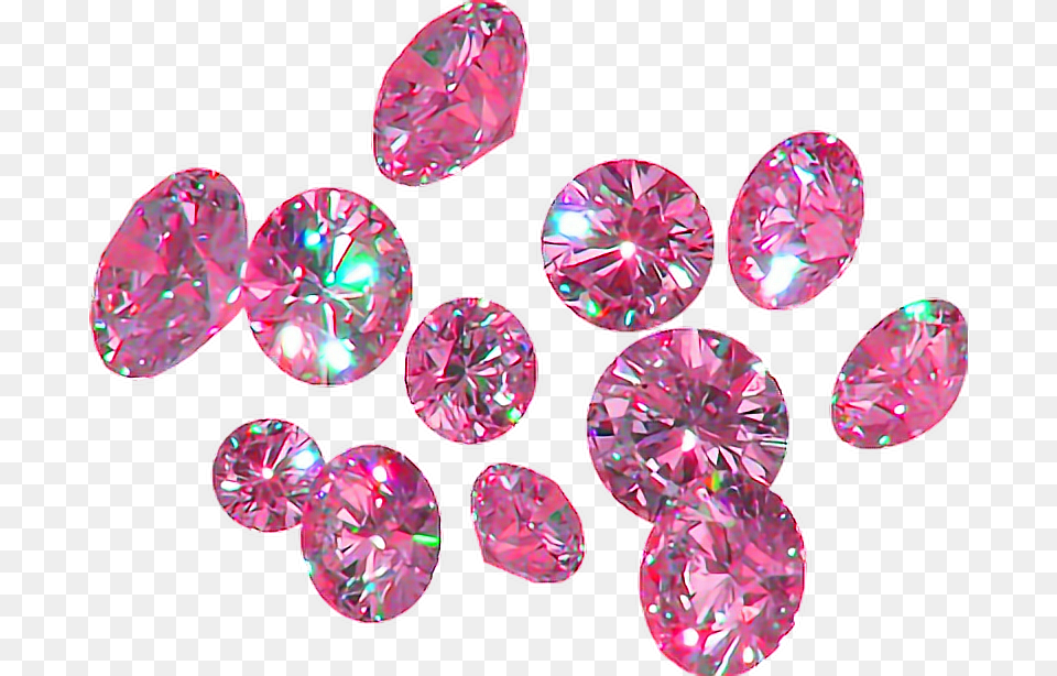 Gems Jewels Pink Shiny Moodboard Rich Sparkle Freet Transparent Background Diamonds Transparent, Accessories, Diamond, Gemstone, Jewelry Png Image