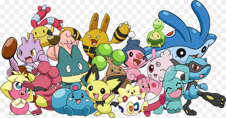 Gen 3 Babies Pokemon That Evolve With Happiness Baby Pokemon, Cartoon, Face, Head, Person Free Png