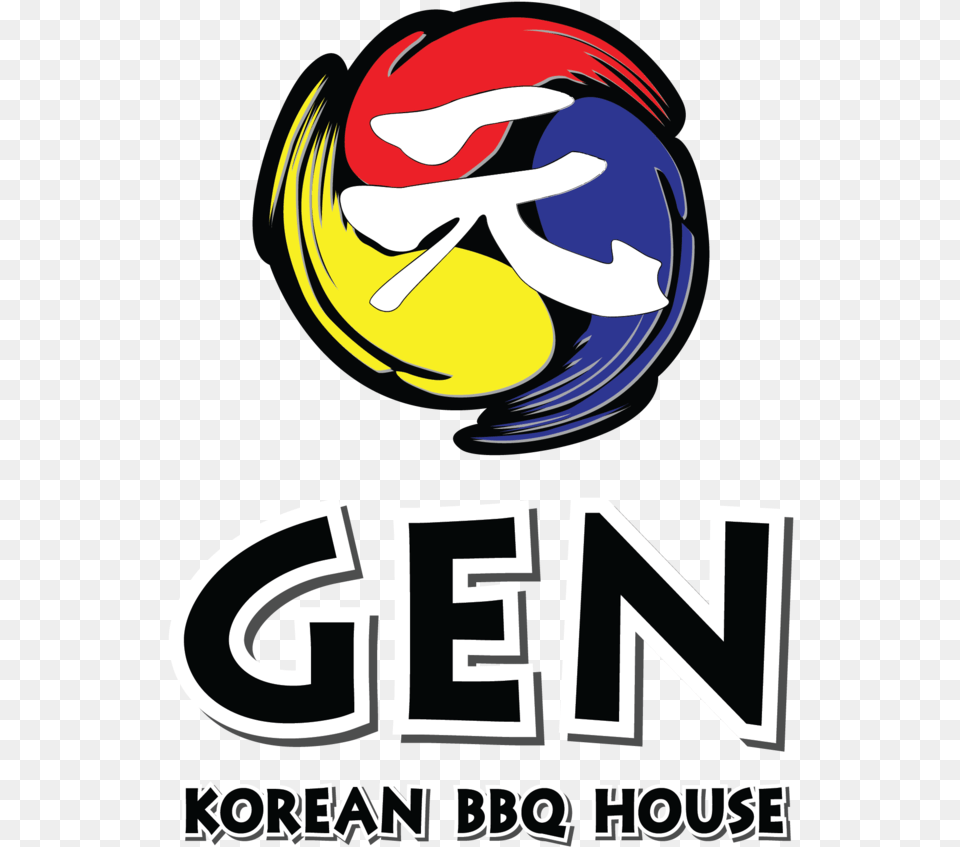 Gen Korean Bbq Transparent, Logo, Advertisement, Person, Poster Png