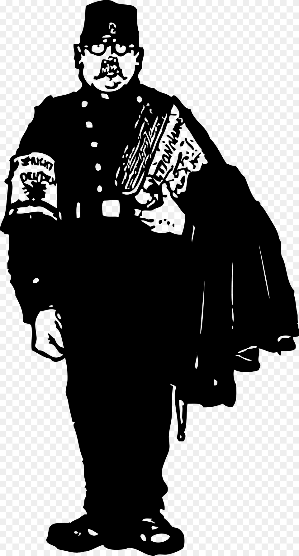 Gendarme With A Dictionary Clip Arts Gendarmerie Clipart, Gray Free Png