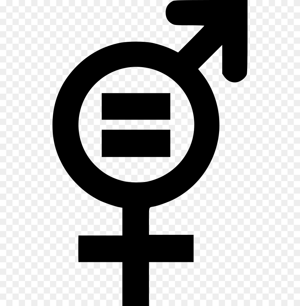 Gender Equality Icon Sign, Symbol, Road Sign Free Png Download