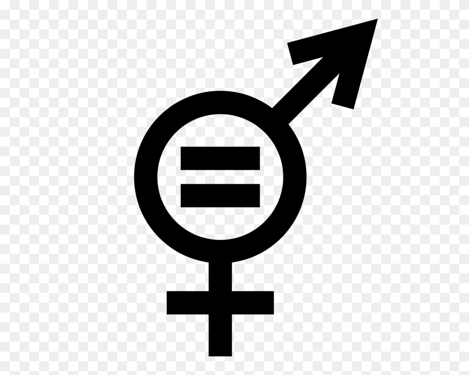 Gender Equality Symbol, Gray Free Png Download