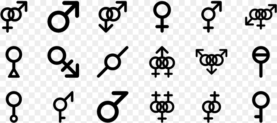 Gender File, Symbol, Text, Number, Alphabet Free Png Download