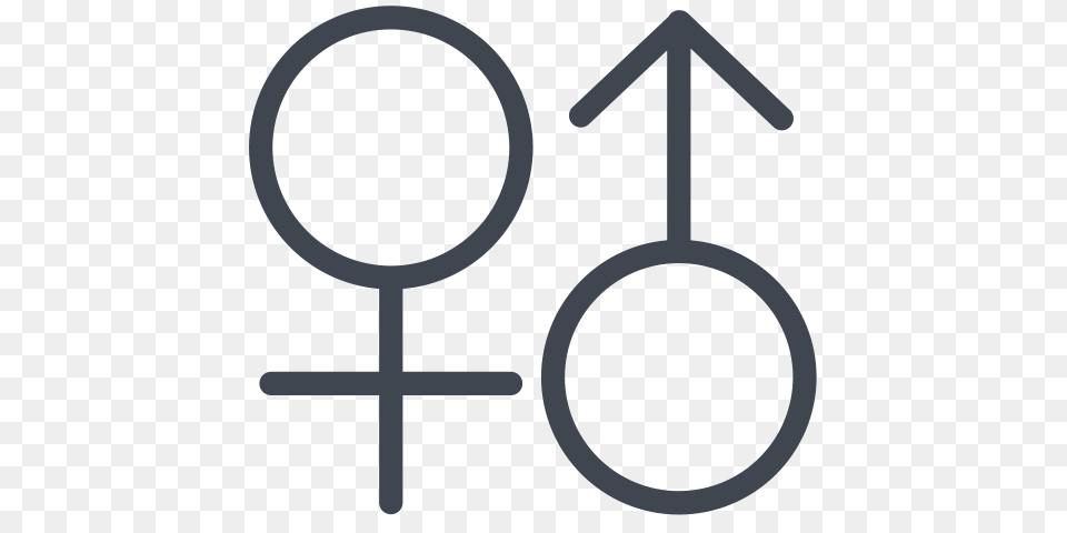 Gender Gender Symbol Male And Female Icon With And Vector, Accessories, Earring, Jewelry Free Transparent Png