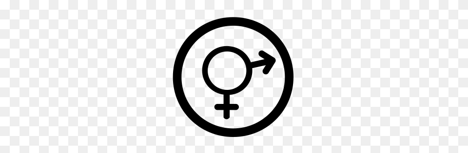 Gender Gender Symbol Male Female Sign Icon And Vector, Gray Free Png