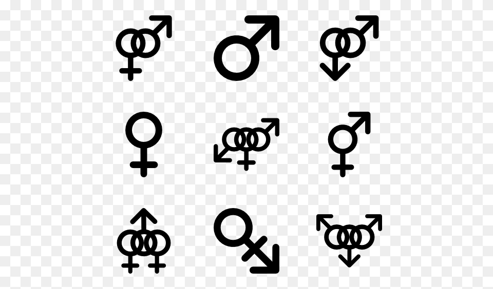 Gender Icon Packs, Gray Free Png