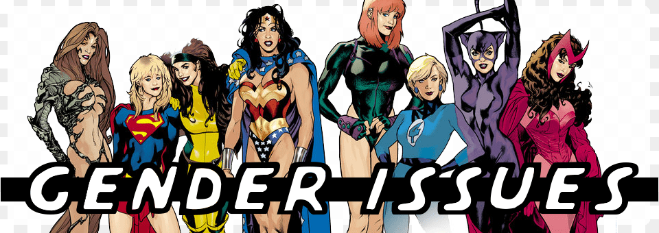Gender Issues Elektra Group Of Female Superheroes, Book, Publication, Comics, Adult Png