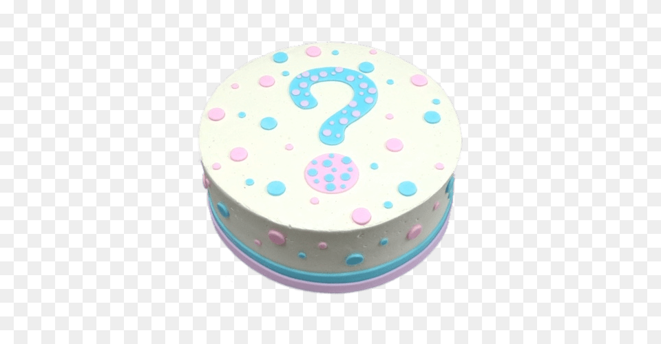 Gender Reveal Cake Question Mark Empire Cake, Birthday Cake, Cream, Dessert, Food Free Transparent Png