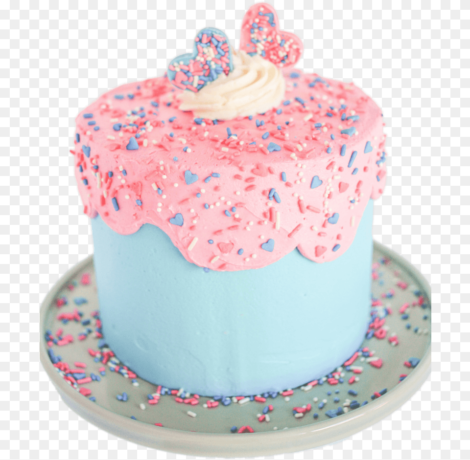 Gender Reveal Cake Sprinkles, Birthday Cake, Cream, Cupcake, Dessert Free Transparent Png