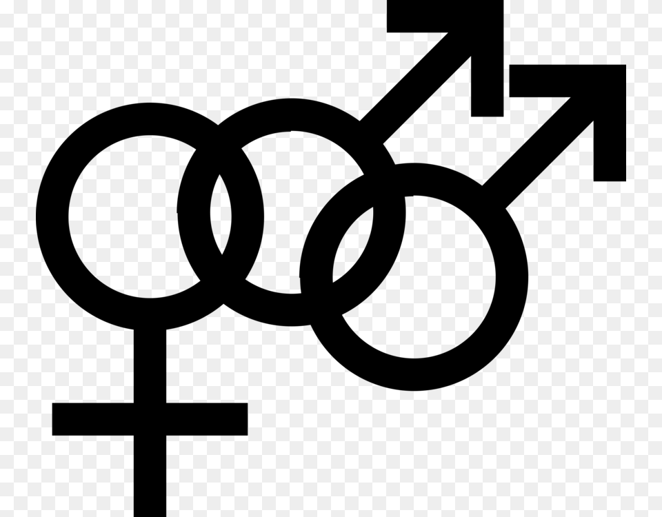 Gender Symbol Bisexuality Lgbt Symbols Bisexual Pride Flag Gray Free Png