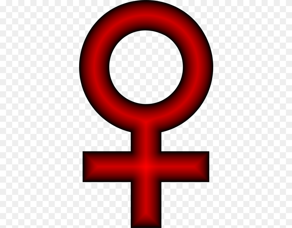 Gender Symbol Female Femininity Sign Female Symbol Red, Mailbox Png Image