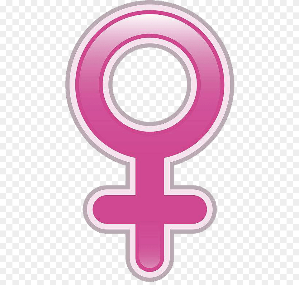 Gender Symbol Female Woman Female Symbol, Number, Text, Road Sign, Sign Free Png Download